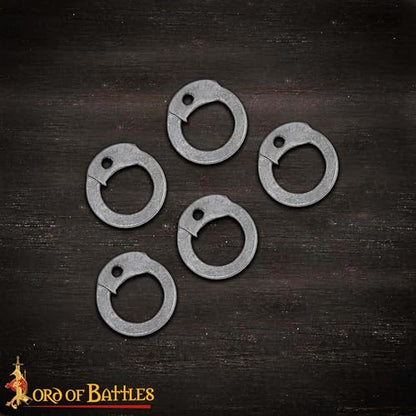 200G 1Kg Chainmail Loose Rings for Armor Crafting Perfect for DIY Chainmail Projects & Armor Repairs