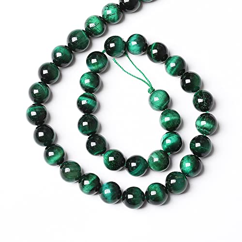 90PCS 4mm Top AAA Green Tiger Eye Beads Natural Stone Round Loose Beads for Jewelry Making DIY Bracelet