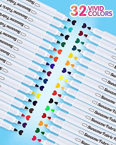 Fabric Markers Pen (32 Count)