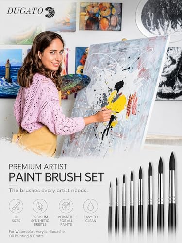 Watercolor Brush Set of 10 (10 Count)