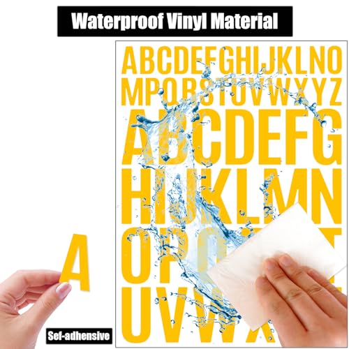Letter Stickers 1560 Pieces 30 Sheets Stick on Vinyl Letters Capital Alphabet Sticker Letter for Craft Bulletin Boards Classroom Home Business Decor (1560 Count)