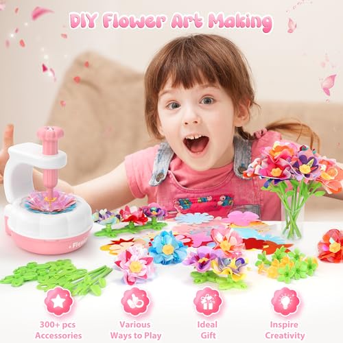 300+PCS Fabric Flower Bouquets Toys (352 Count)