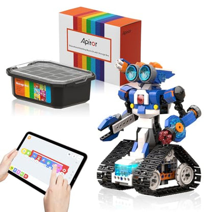 Robot J Creative Building Kit With Storage Box
