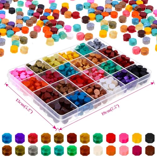 624Pcs Sealing Wax Beads