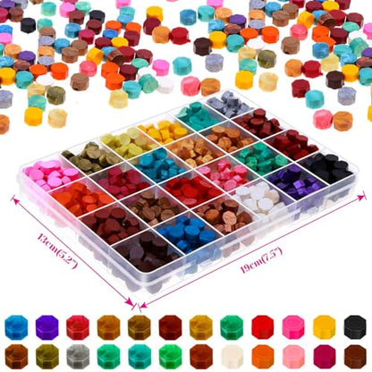 624Pcs Sealing Wax Beads