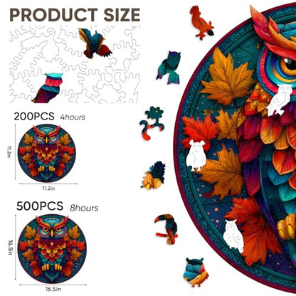 500 Pieces Wooden Puzzles for Adults