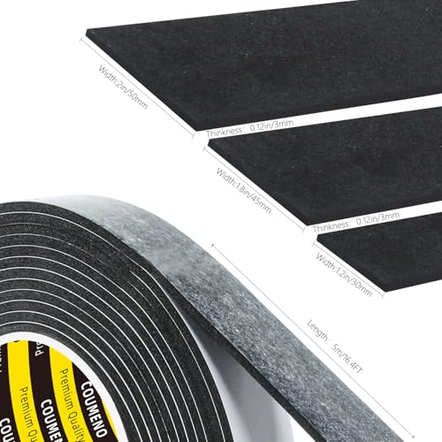 Black Foam Tape Weather Stripping Sealing Sponge