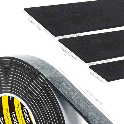 Black Foam Tape Weather Stripping Sealing Sponge