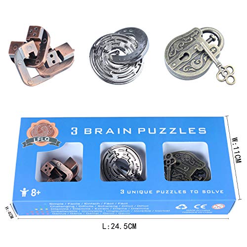 Brain Teaser Puzzle for Adults Puzzles Metal Hole Lock Adult Educational Toy Jigsaw IQ Puzzle
