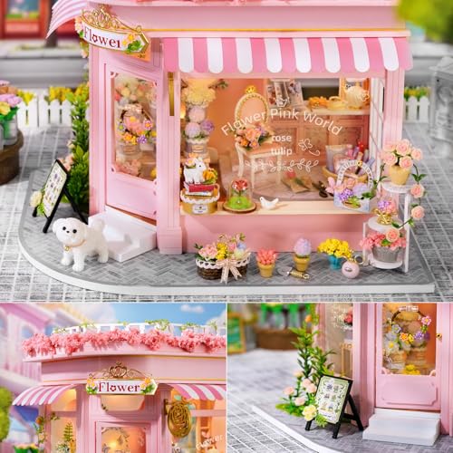 DIY Miniature Dollhouse Kit with Furniture Plus Dust Proof & Music Movement