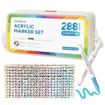 288 Colors Acrylic Paint Markers (288 Count)