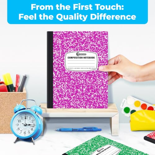100 Pack Bulk Composition Notebooks (100 Count)