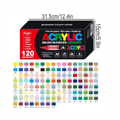 Acrylic Paint Markers (120 Count)