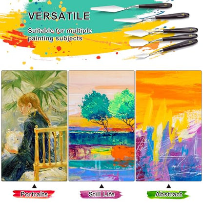 5 Piece Palette knifes Painting Knife Set Supplies for Oil