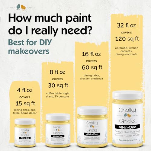 Tuscany 8 Fl Oz Chalk Paint for Furniture All in One