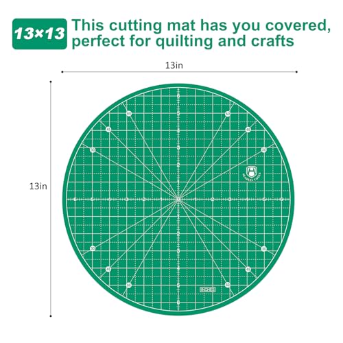 13"x13" Round Rotating Cutting Mat