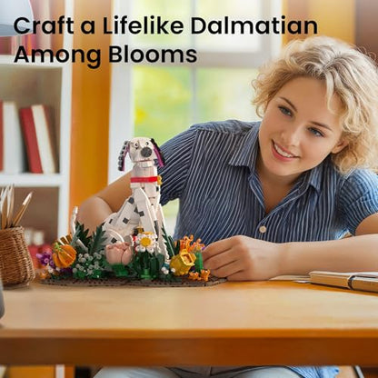 Dog Flower Toy Building Set