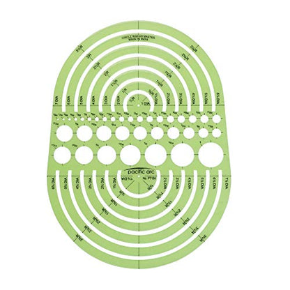Circles Radius Master Template Guide