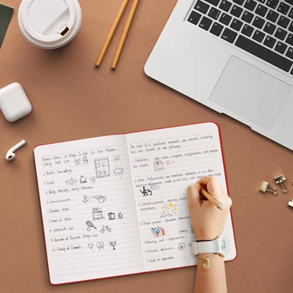 Lined Journal Notebook for Women Men