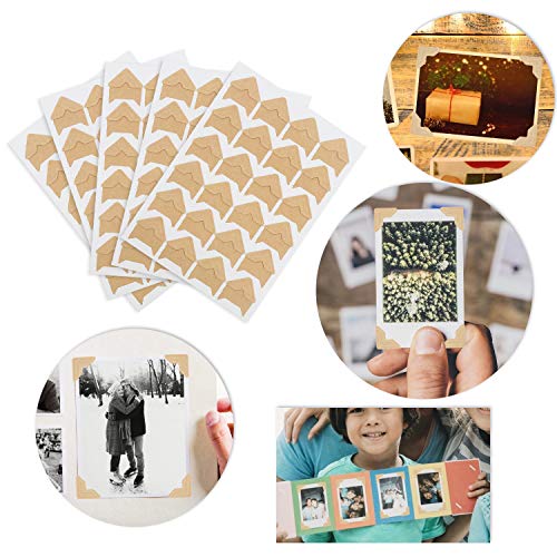 12 Sheets Photo Corner Stickers
