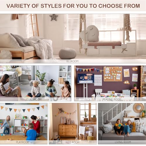 Numbers alphabet poster for Nursery Toddlers (2 Count)