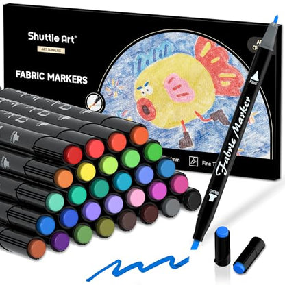 Fabric Markers Pens (30 Count)