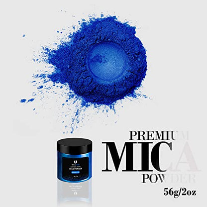 Admiral Blue Mica Powder for Epoxy Resin 56g (2 Ounce)