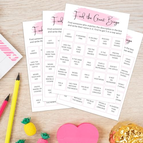 Birthday Party Bingo Game