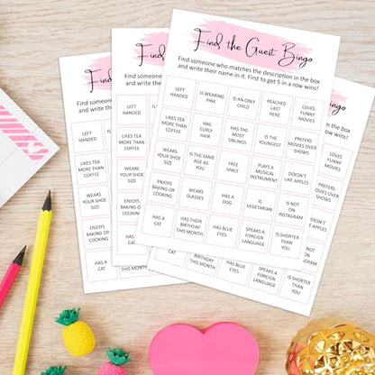 Birthday Party Bingo Game