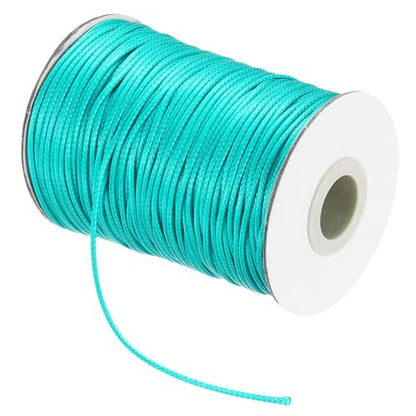 Waxed Cord 1.5mm Waxed Thread 87 Yard Wax String Leather Cord for Bracelet Making