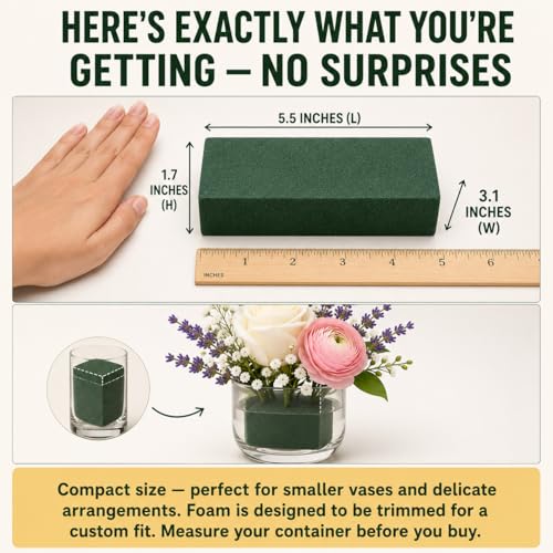 Florables Wet Floral Foam Blocks (3 Count)