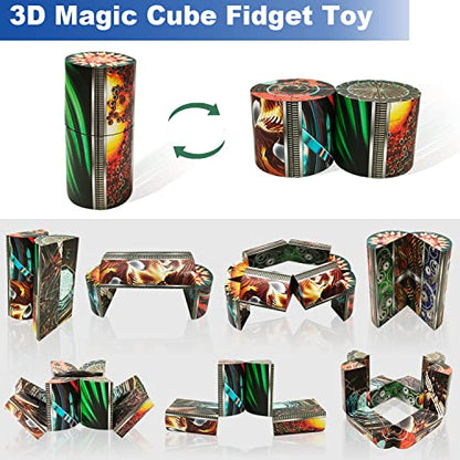 3D Flips Magic Cube Set (3 Count)