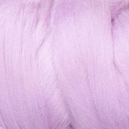 Colored Natural Wool roving, 8 OZ. Best Wool for Needle Felting, Wet Felting, handcrafts and Spinning. (Lavender)