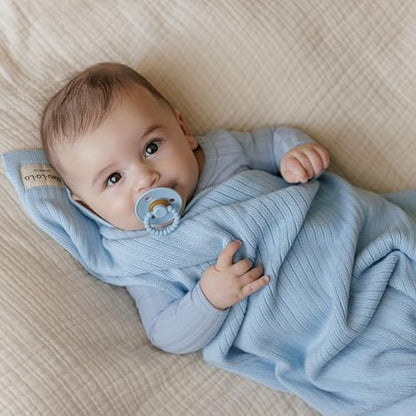 100% Organic Cotton Baby Blanket for Boys