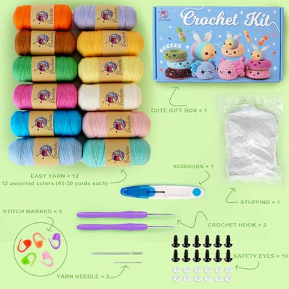 Crochet Kit for Beginners Adults