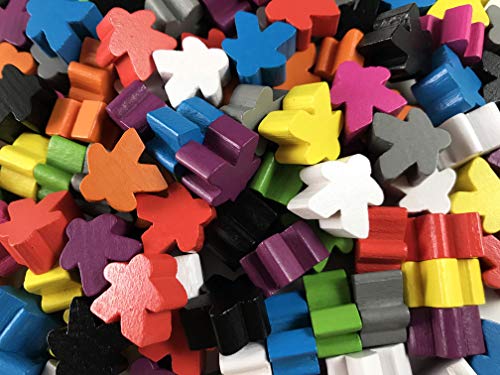 100 Wooden Meeples (100 Count)