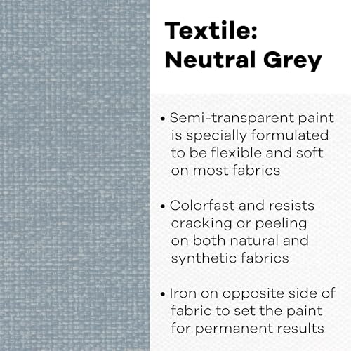 Textile Color Paint NEUT Grey (8 Ounce)