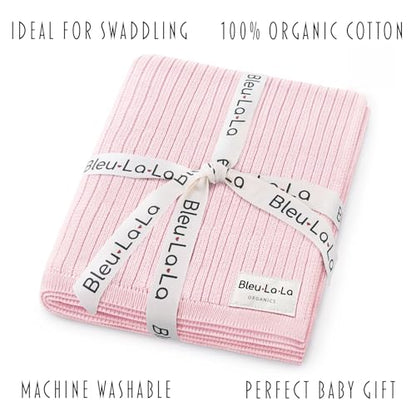 100% Organic Cotton Baby Blanket for Girls