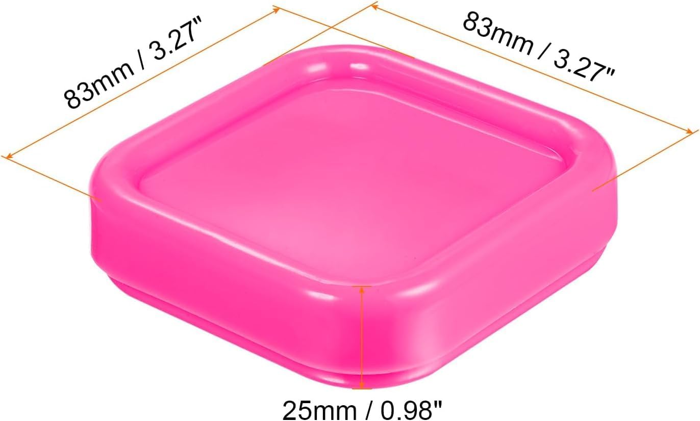 3Pcs Square Plastic Magnetic Pin Cushion Anti Loss Sewing Pin Needle Storage Holder Magnetic Push Pins Holder for Sewing Quilting DIY Projects, Pincushions（Random Color）