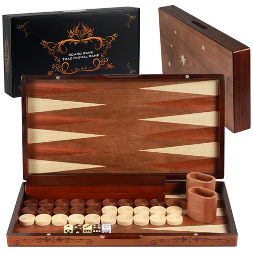 Handcrafted Wooden Backgammon Set