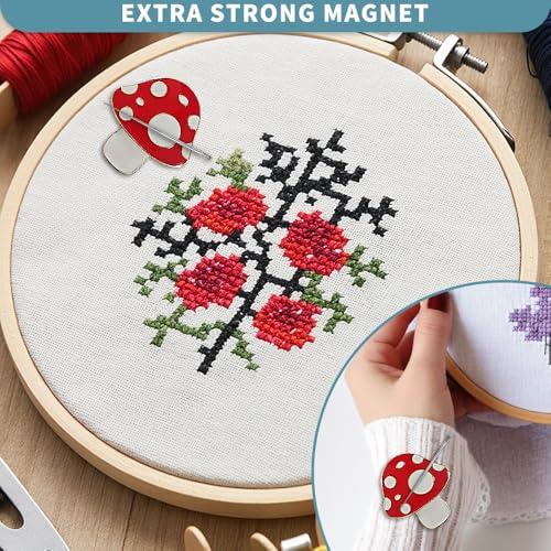 Magnetic Needle Minder Magnet Embroidery Accessories and Supplies Embroidery Needle Holder Cross Stitch Holder Needlework Supplies