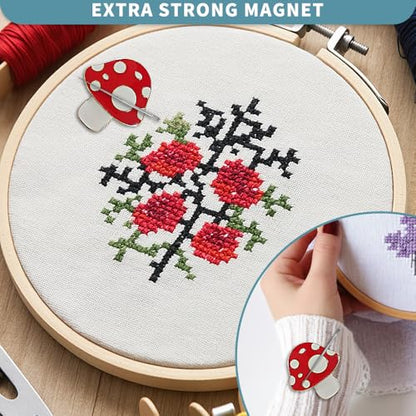 Magnetic Needle Minder Magnet Embroidery Accessories and Supplies Embroidery Needle Holder Cross Stitch Holder Needlework Supplies