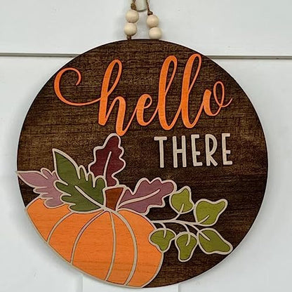 Fall Stencils for Painting on Wood 12" Thanksgiving Round Stencils (9 Count)