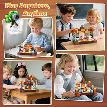 60 PCS Magnetic Blocks with Metal Box