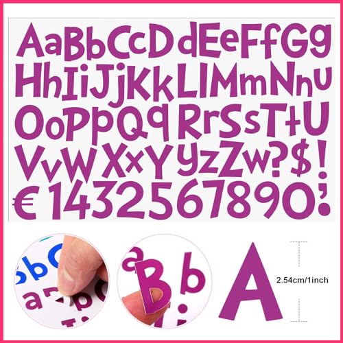 544 Pcs 16 Sheets Large Alphabet Stickers 2 Inch (544 Count)