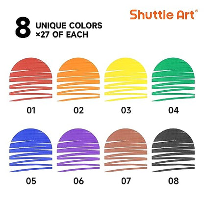 216 Pack Washable Markers (216 Count)