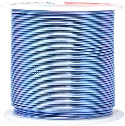 Mandala Crafts 14 Gauge Anodized Aluminum Craft Wire for Jewelry Making – 330 FT Colored Flexible Silver Copper Purple Pink Brown Ice Blue Wire - Bendable for Bonsai Armature Crafting Sculpting - Crafty Corner