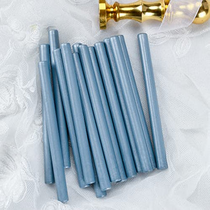 16 PCS Dirty Blue Glue Gun Sealing Wax Sticks for Small Glue Gun (16 Count)