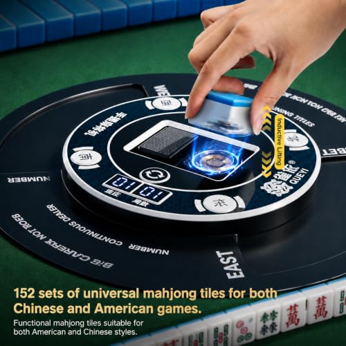 Portable Automatic Mahjong Table (152 Count)