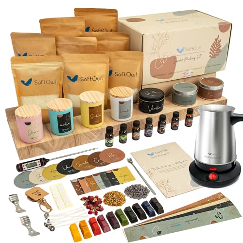 Premium Soy Candle Making Kit with Electric Melter